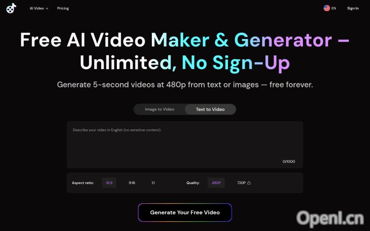 Free AI Video Maker & Generator