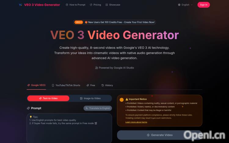 veo 3 free video generator