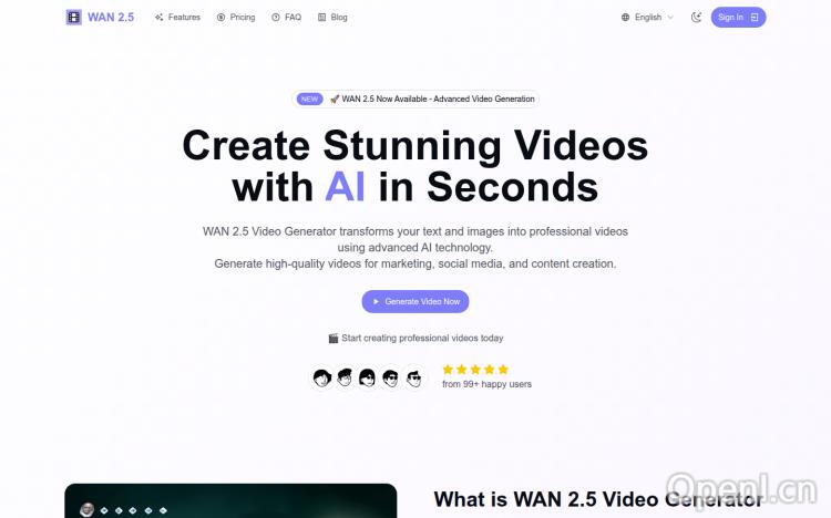 WAN 2.5 AI Video Generator