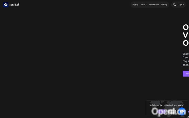 Sara2.ai:Free Sora 2 AI Video Generator Online