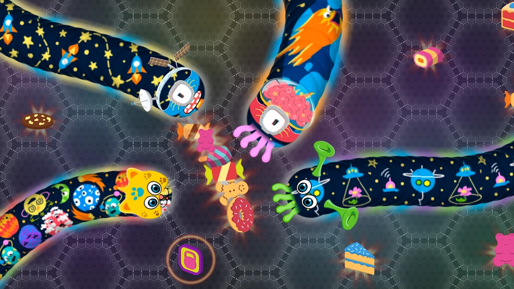 Wormate.io：一款大型多人在线贪吃蛇类游戏