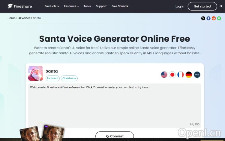 Santa Voice Generator