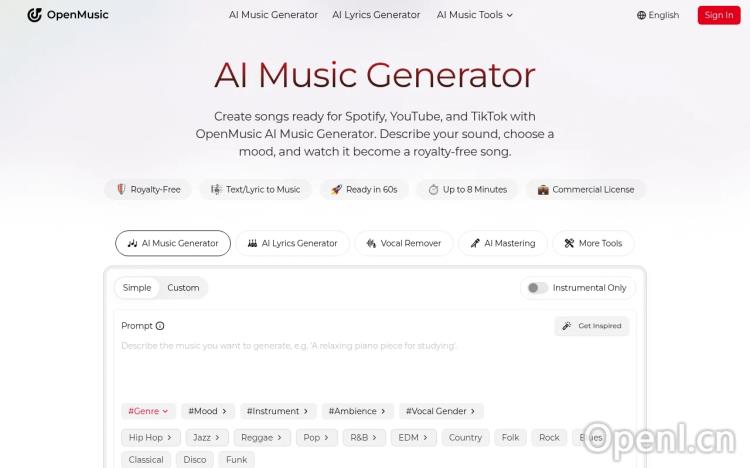 OpenMusic AI