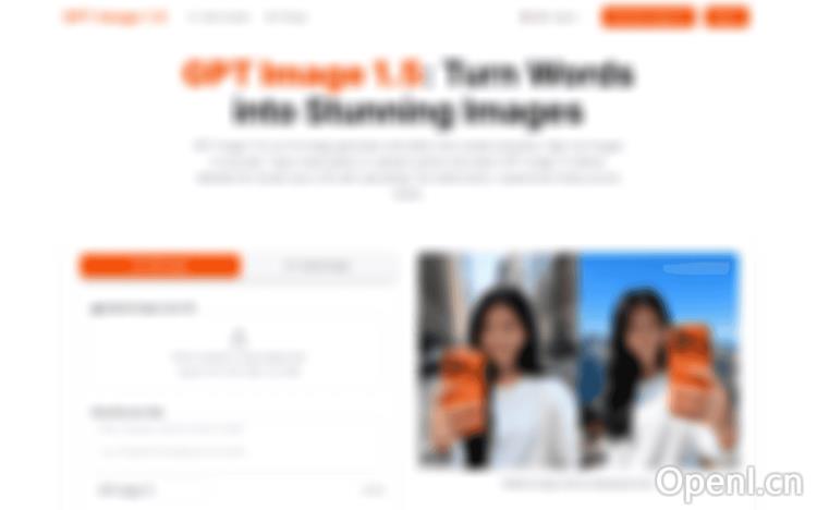 GPT Image 1.5 — Turn Words into Stunning Images