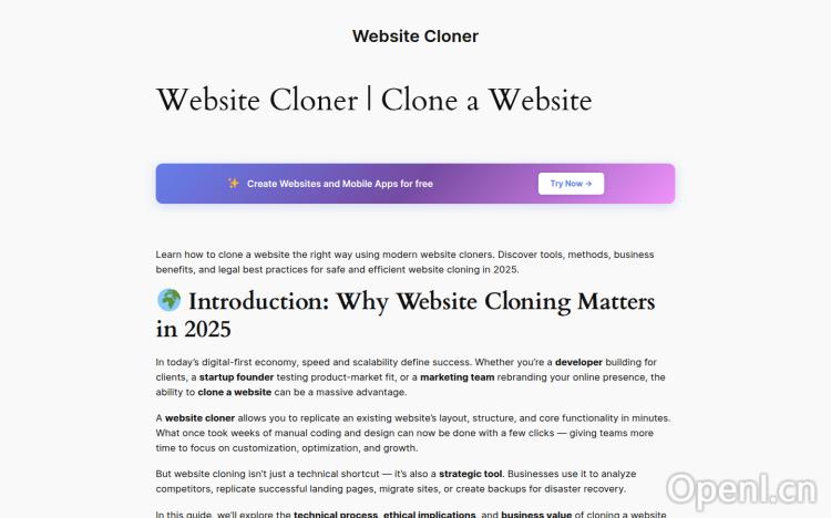 Website Cloner