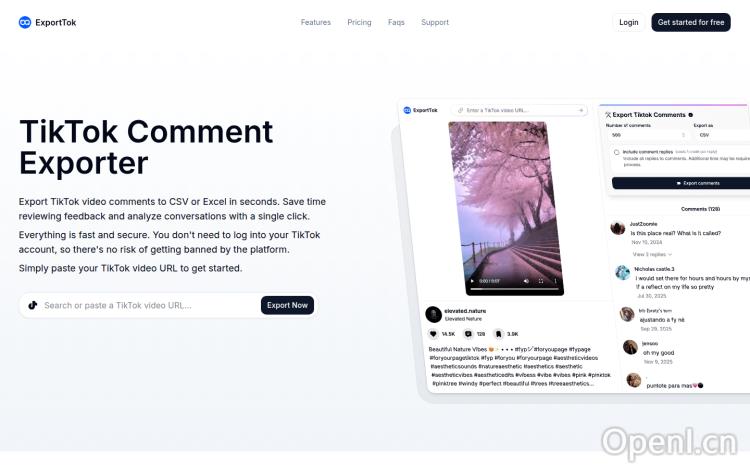 TikTok Comment Exporter | ExportTok