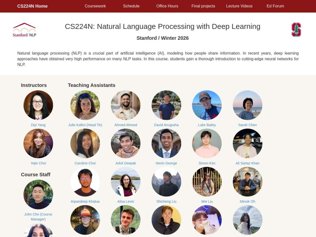 Stanford CS224n