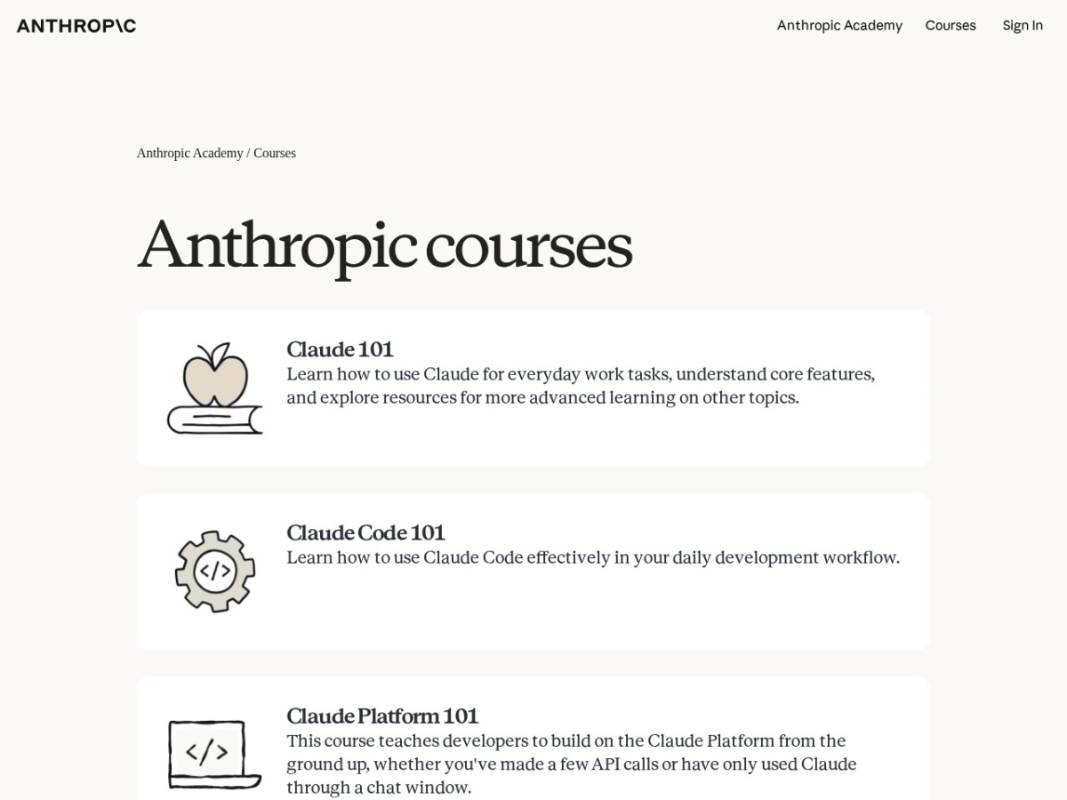 Claude with the Anthropic API