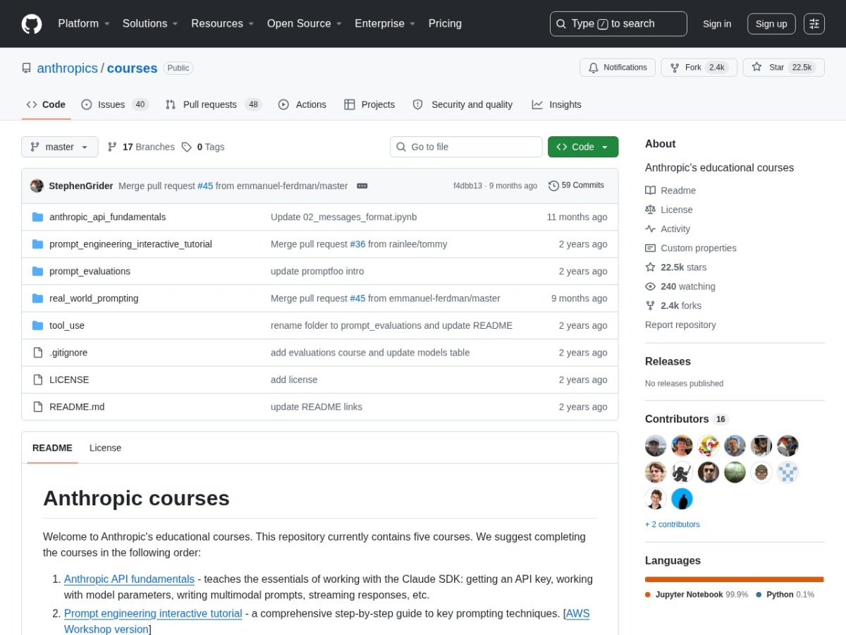 anthropics/courses
