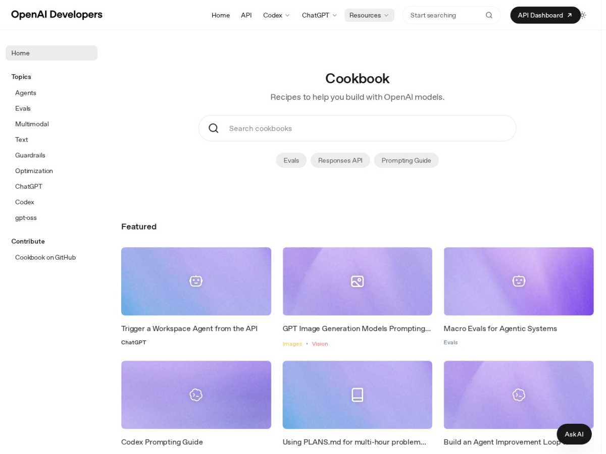 OpenAI Cookbook