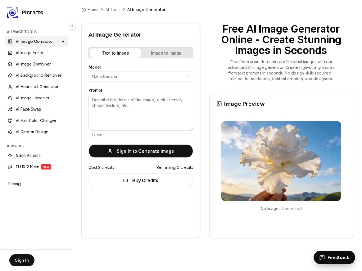 Free AI Image Generator Online