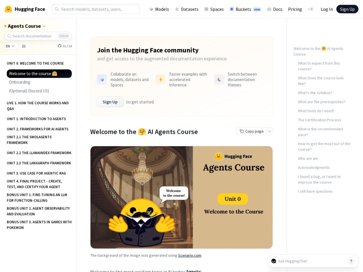 Hugging Face Agents Course