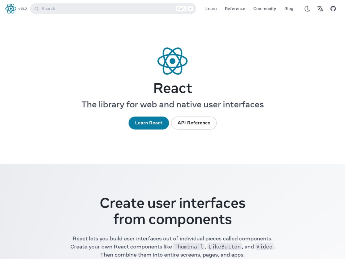 React 官方文档