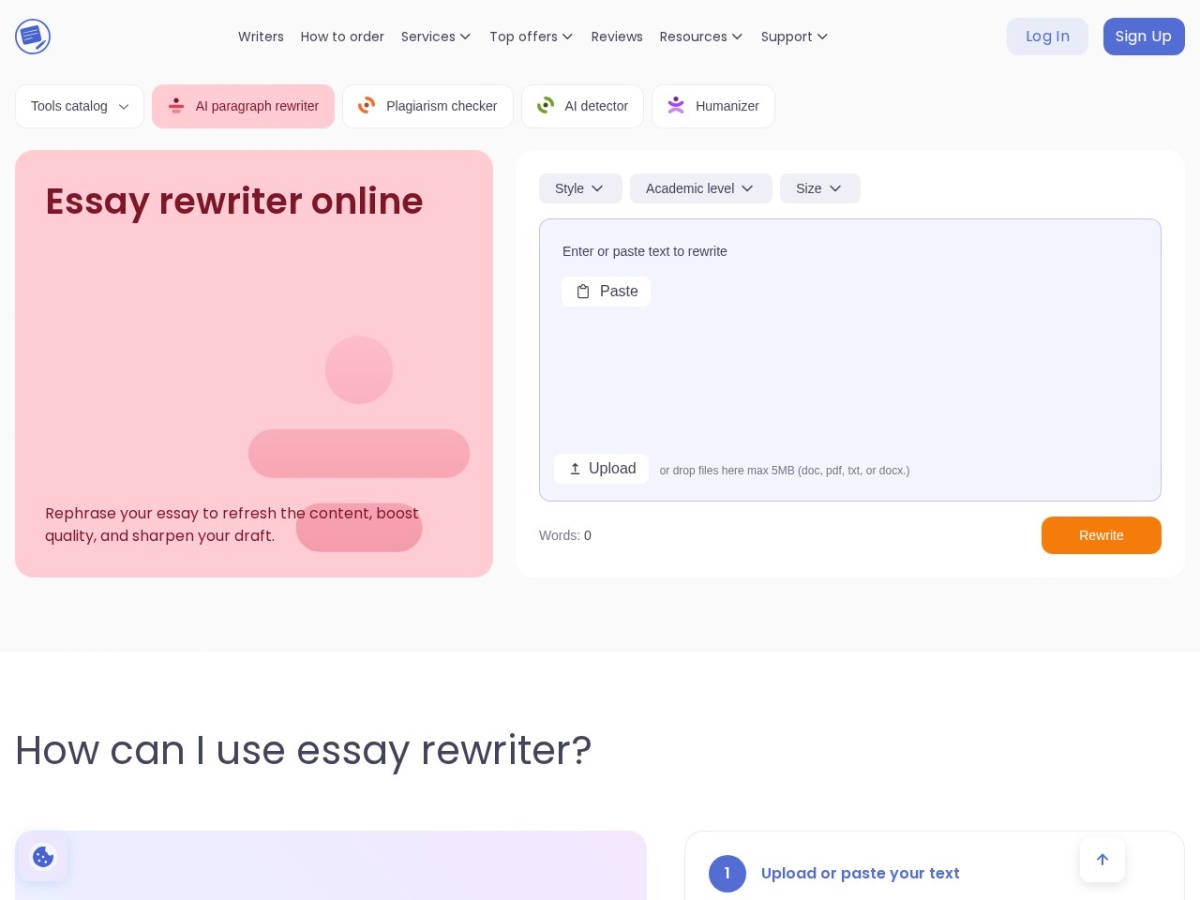 rewrite my essay