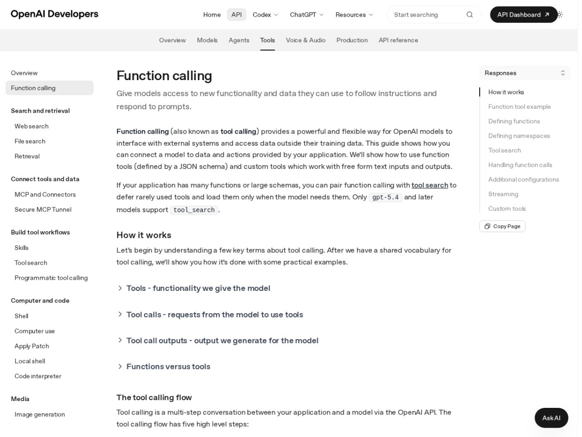 OpenAI Function Calling 官方指南