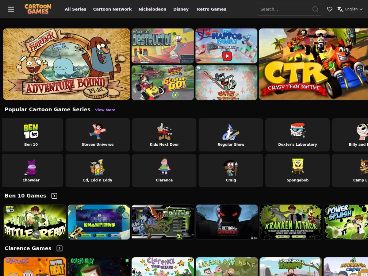 Play Cartoon Games Online
