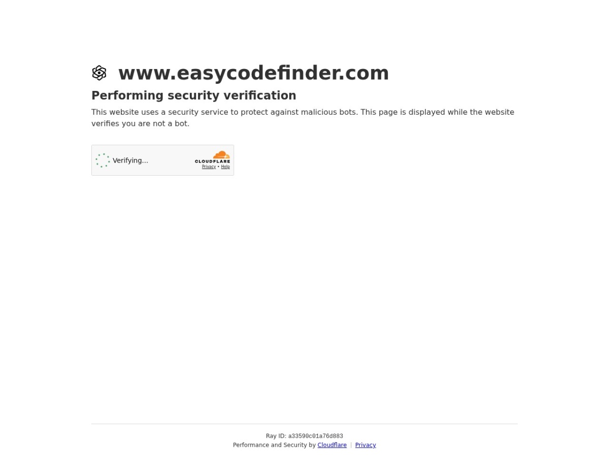 Easy Code Finder