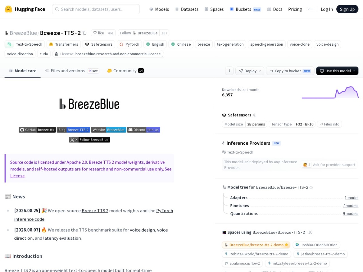 Breeze TTS 2