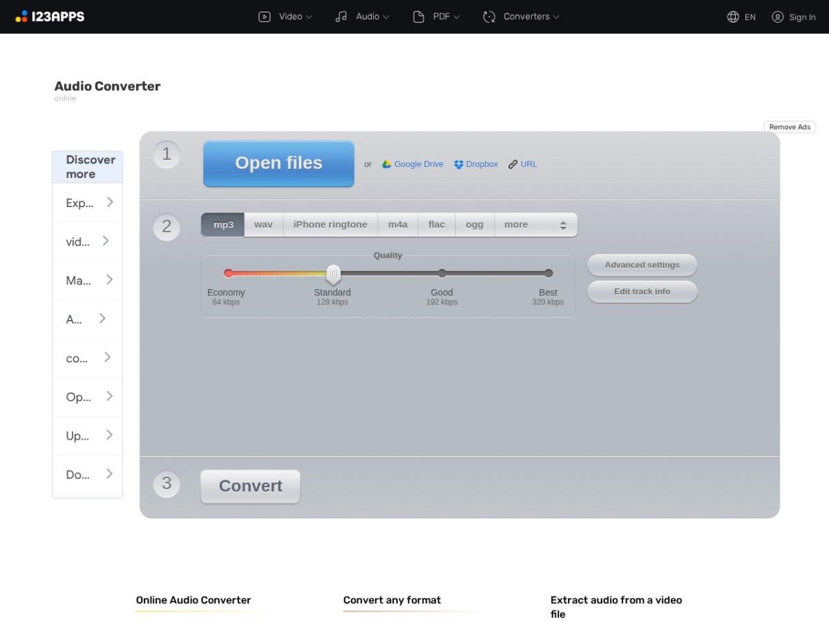 Online Audio Converter