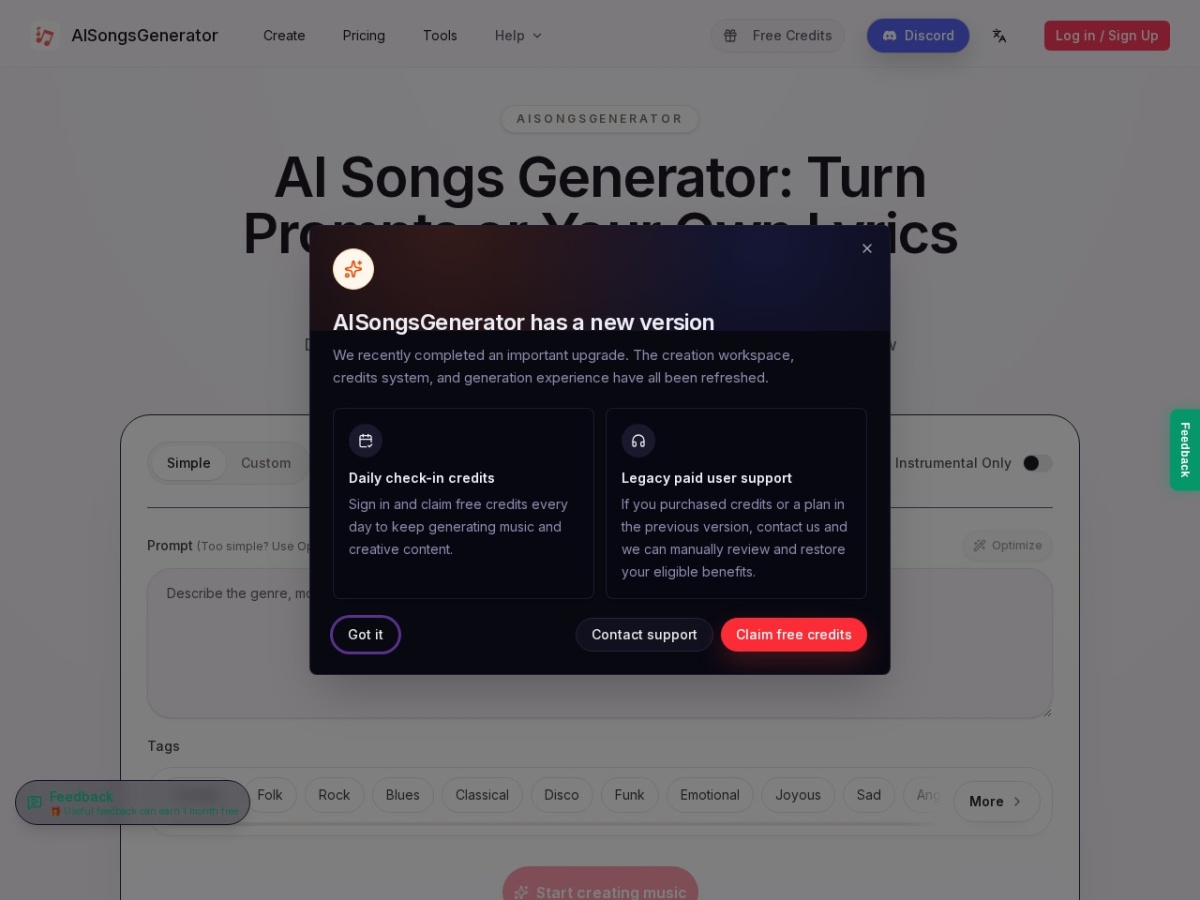 AI Songs Generator