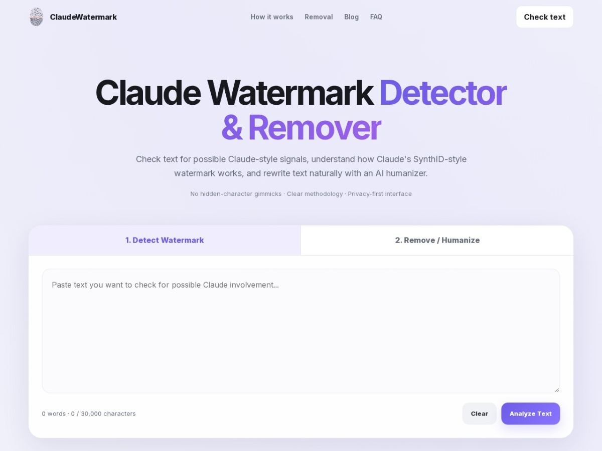 Claude Watermark